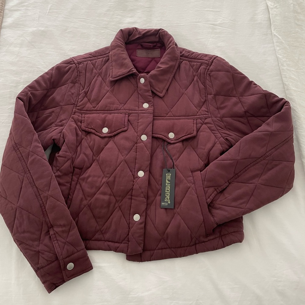 NWT Blank NYC quilted jacket